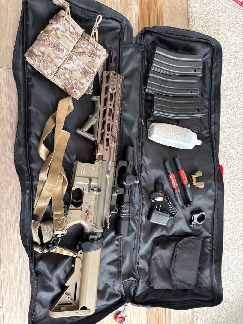 し*ね様 次世代電動ガン タンカラー 専用ケース付き