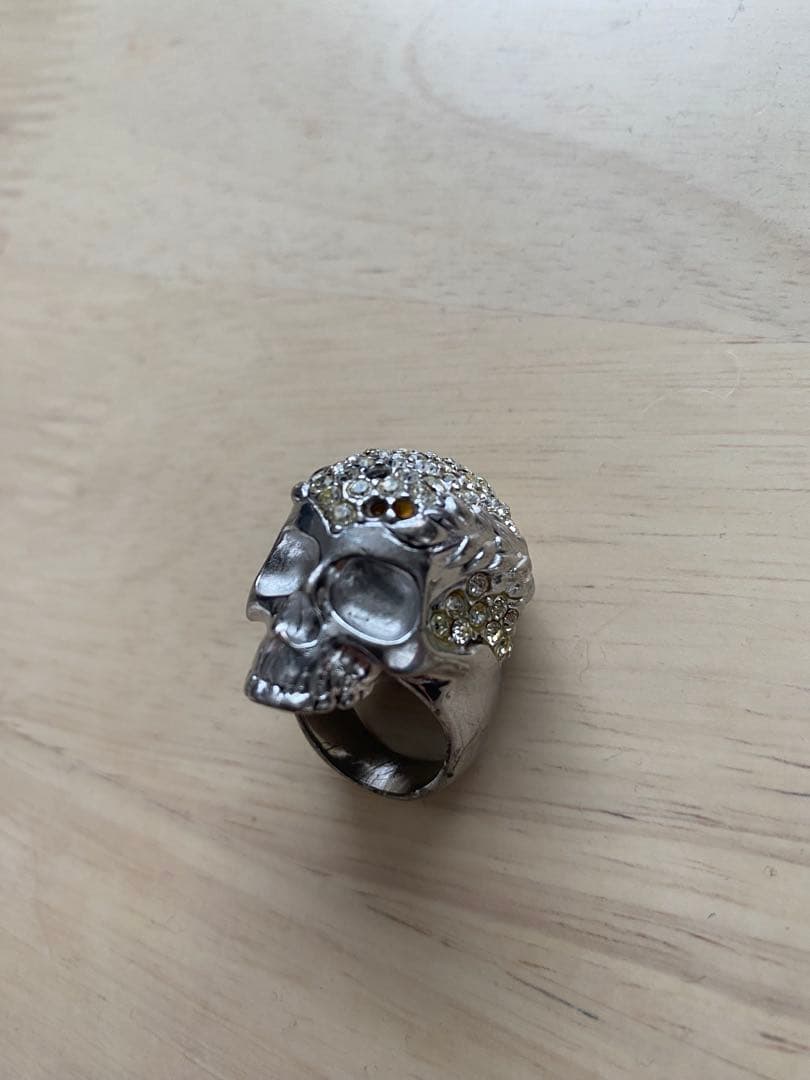 Vivienne Westwood スカルデザイン リング　17mm