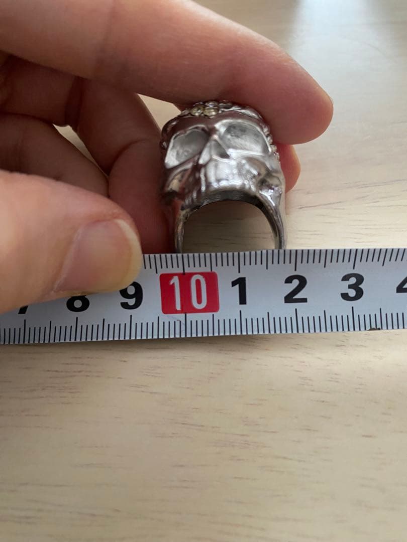 Vivienne Westwood スカルデザイン リング　17mm