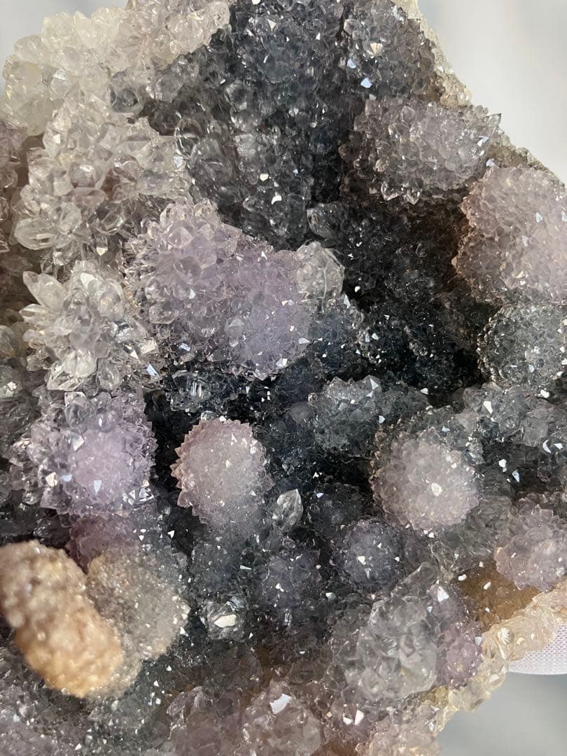 高品質　フラワーシュガーアメジスト　ドゥルージー　透明感　クラスター