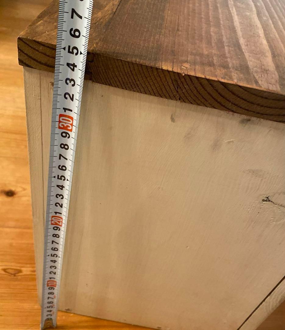 アンティークに仕上げた家具　アメリカンカントリー収納