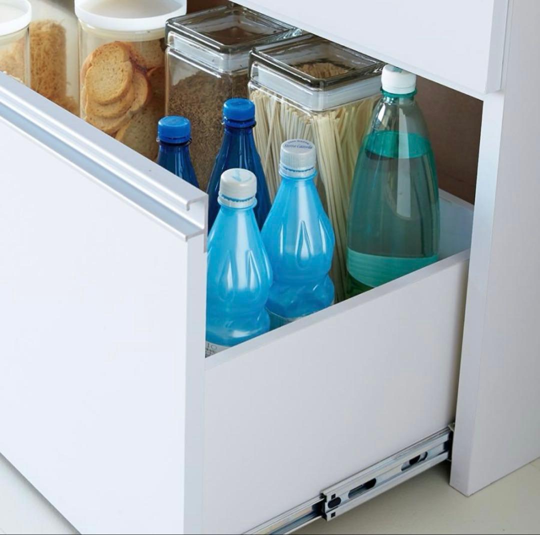 光沢大型レンジ対応ステンレスクリーンキッチン キッチンボード 幅90cm