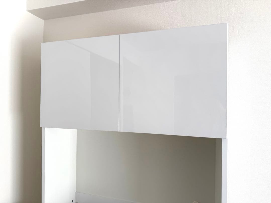 光沢大型レンジ対応ステンレスクリーンキッチン キッチンボード 幅90cm