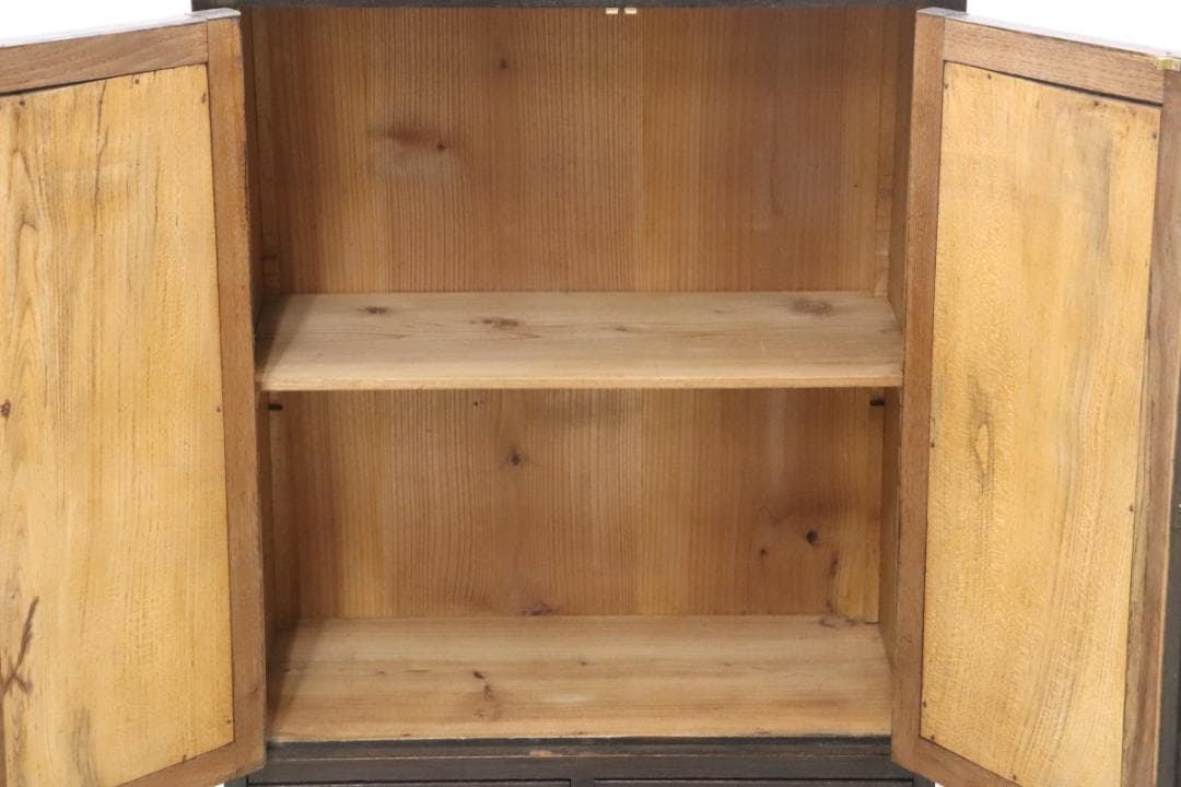 レトロ キャビネット 食器棚 書棚 本棚 本箱 収納 水屋