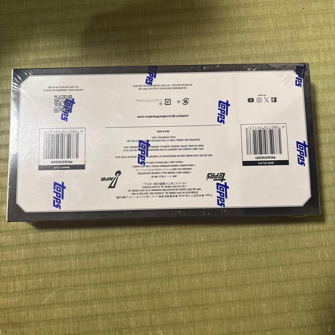 ベースボールカード　topps 新品、未開封　1box 野球　カード