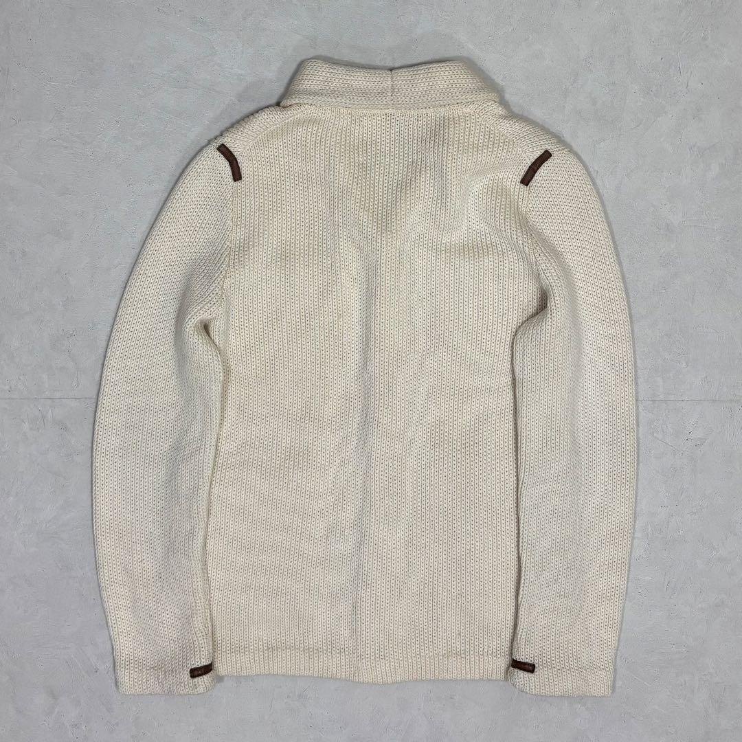 イノウエブラザーズ　ショールカラー　カーディガン　アルパカ100% ニット