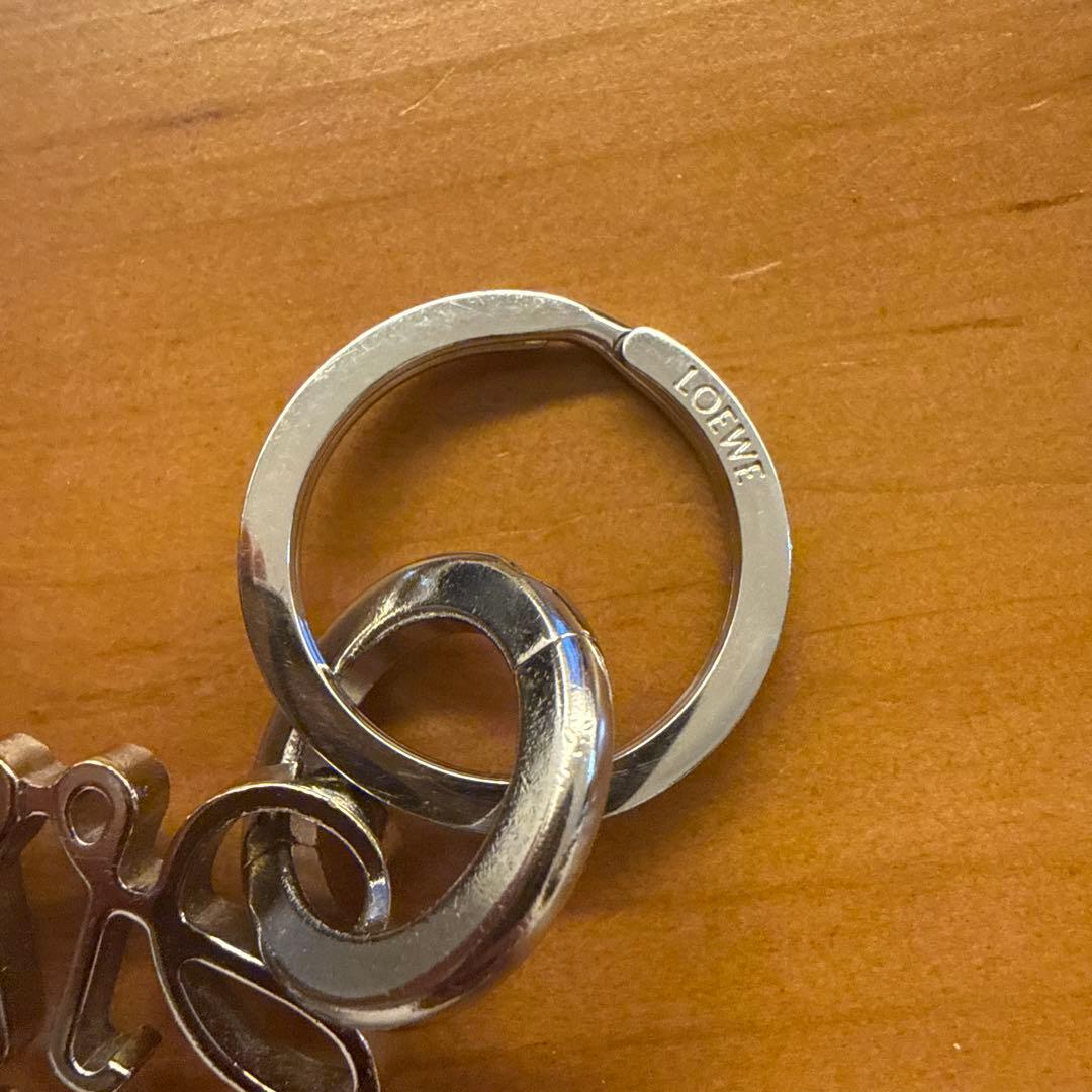 美品　ロエベ　キーリング　キーホルダー