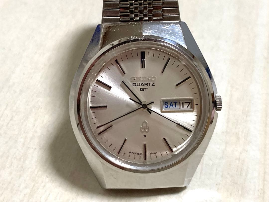 セイコー QT 初期クォーツ 稼動品 72年製　3803-7020