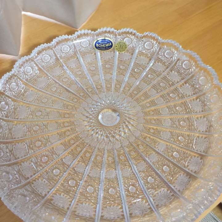 ボヘミアンガラス500PK 大皿