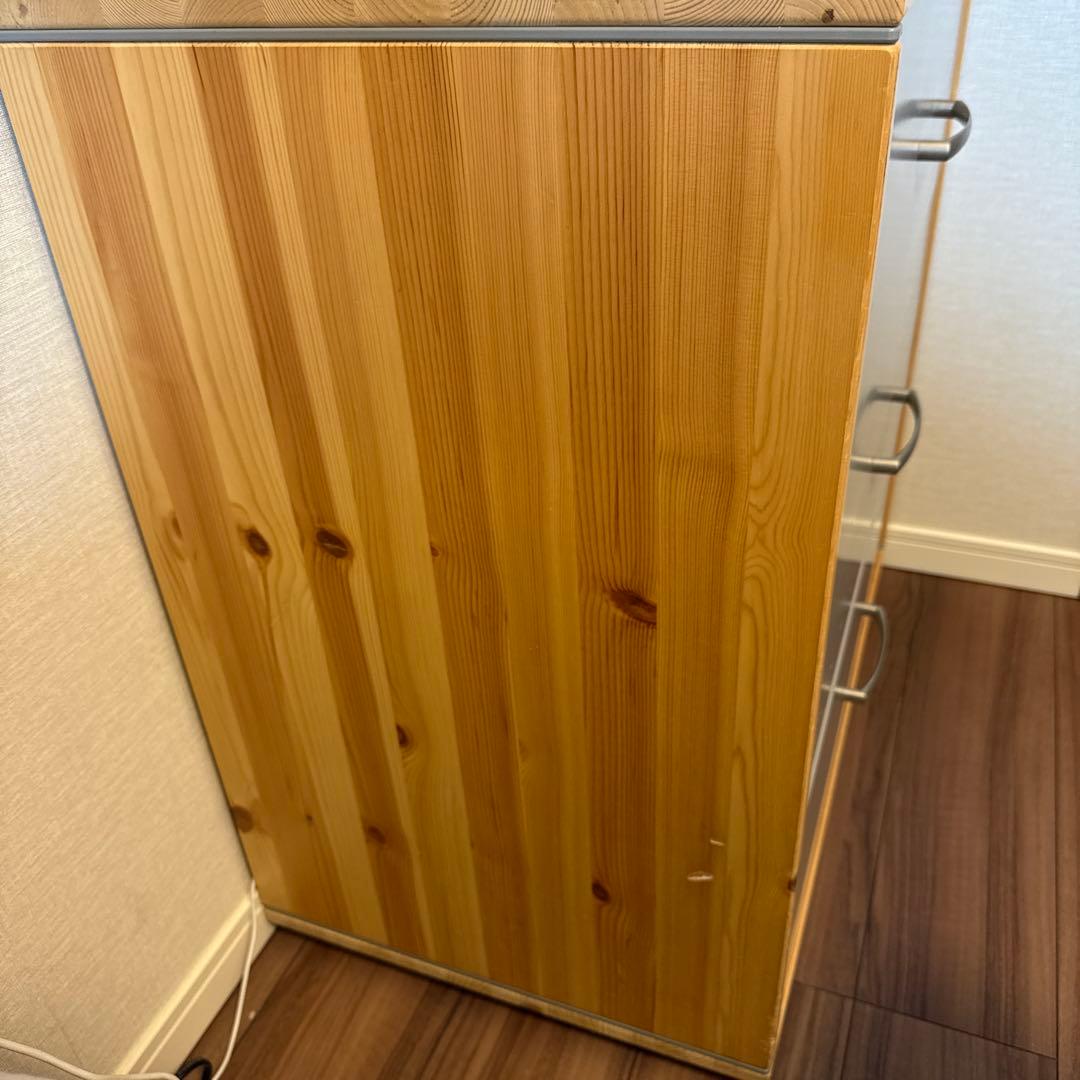 FLEXA 北欧家具木製チェスト(最下段引出し少々難あり)