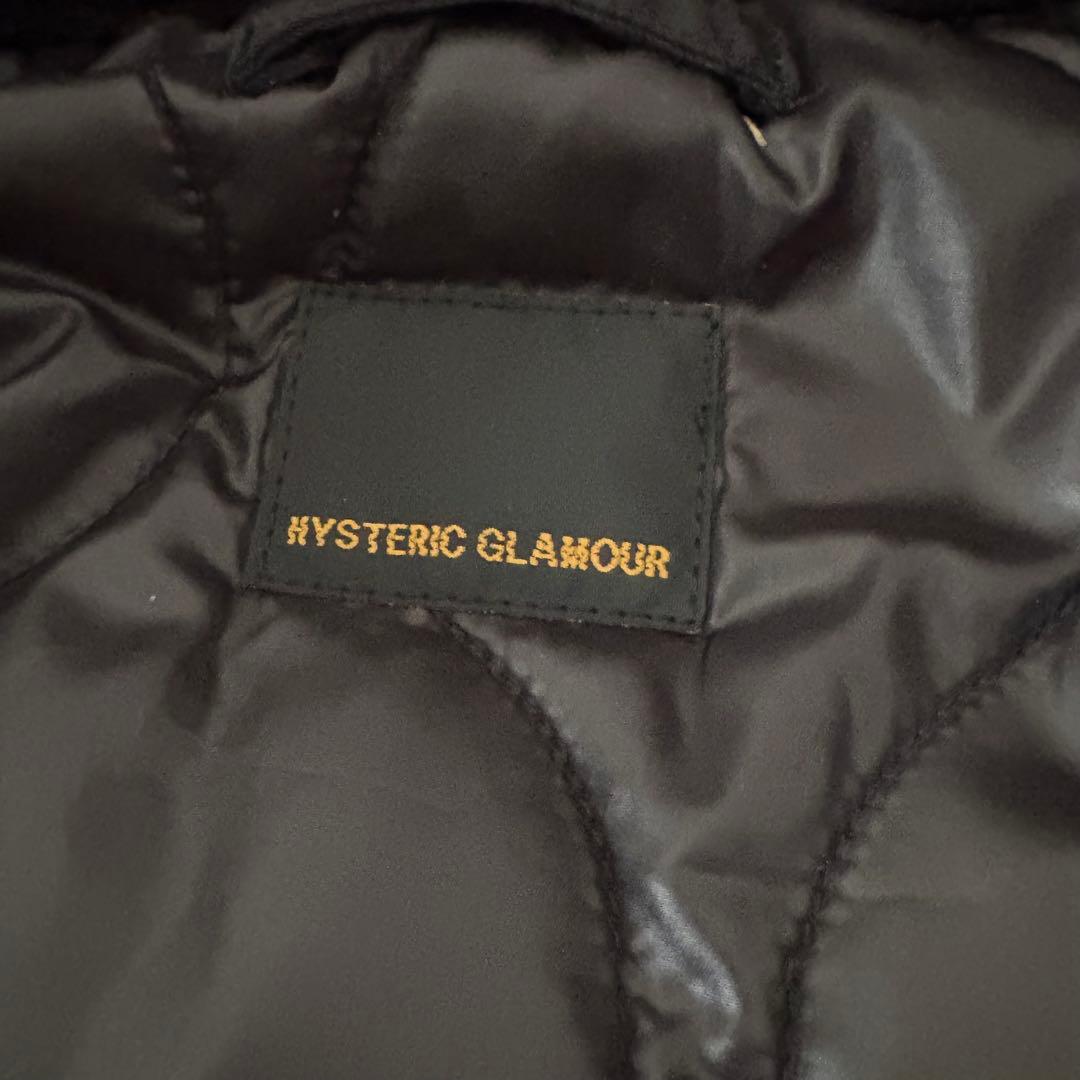 レア✨ヒステリックグラマー 2way ワッペン フードファー フリーサイズ 黒