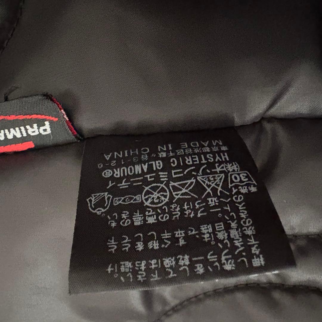 レア✨ヒステリックグラマー 2way ワッペン フードファー フリーサイズ 黒