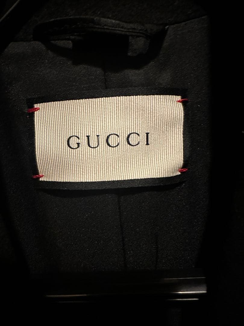 GUCCI グッチ チェスターコート 黒 38 美品 即日発送