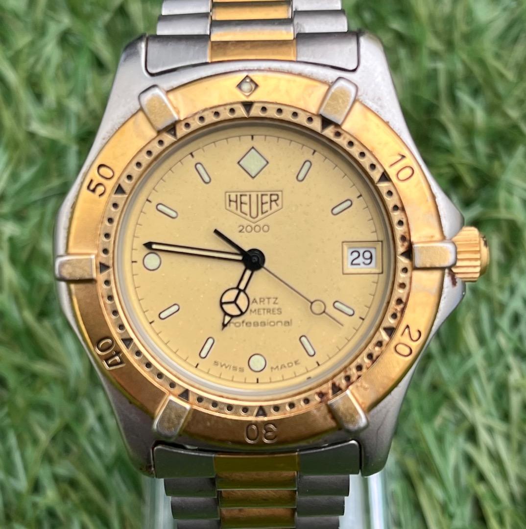 希少◎HEUER ホイヤー 2000 プロフェッショナルヴィンテージ腕時計メンズ