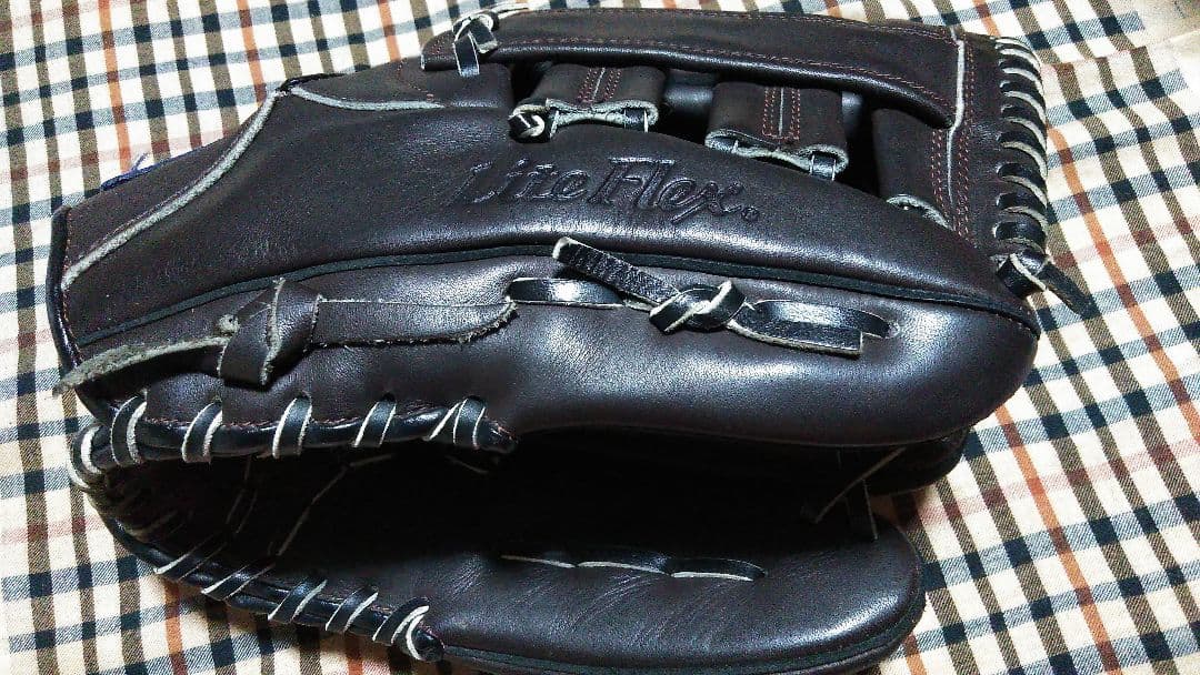 ミズノ Ballpark Lite Flex ボールパーク 軟式 内野 濃茶 右