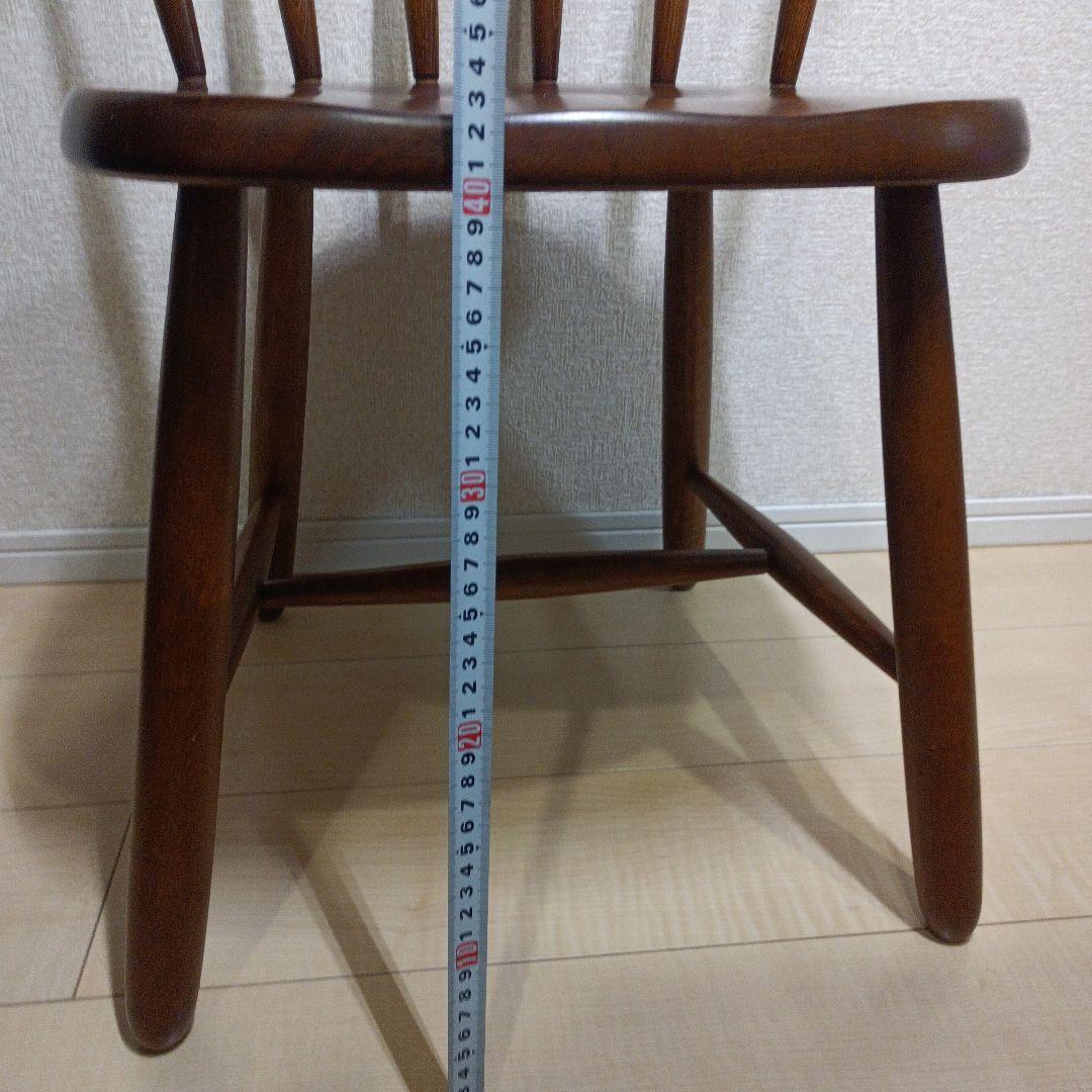 高級　 飛騨家具　WINDS 木製 ヴィンテージ チェア　2脚セット