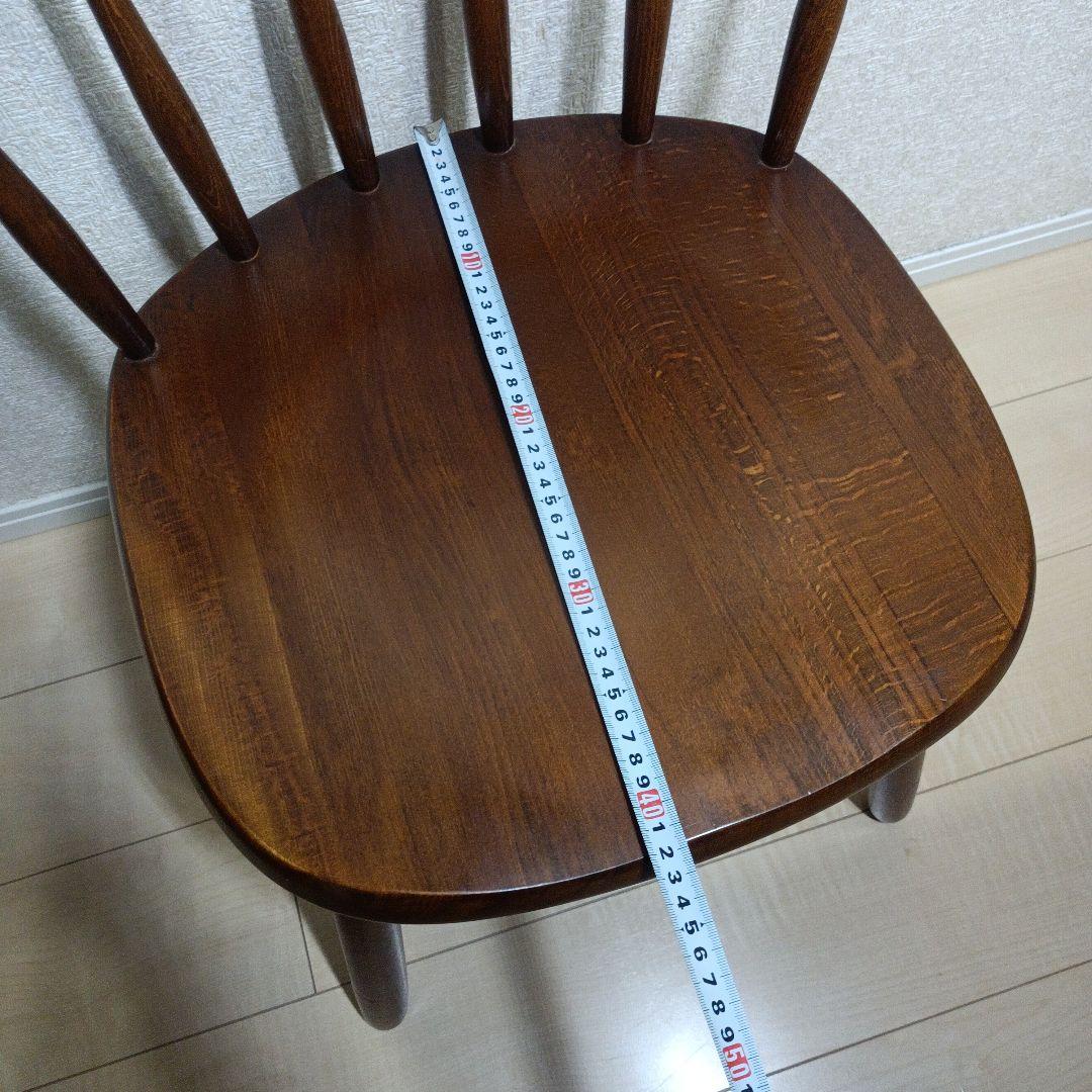 高級　 飛騨家具　WINDS 木製 ヴィンテージ チェア　2脚セット