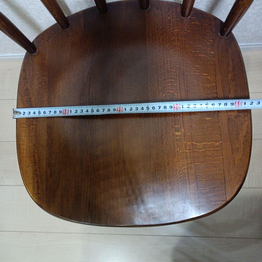 高級　 飛騨家具　WINDS 木製 ヴィンテージ チェア　2脚セット