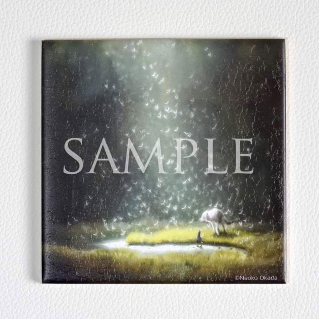 岡田尚子「とむらい日和」アートタイル陶板（非売品）