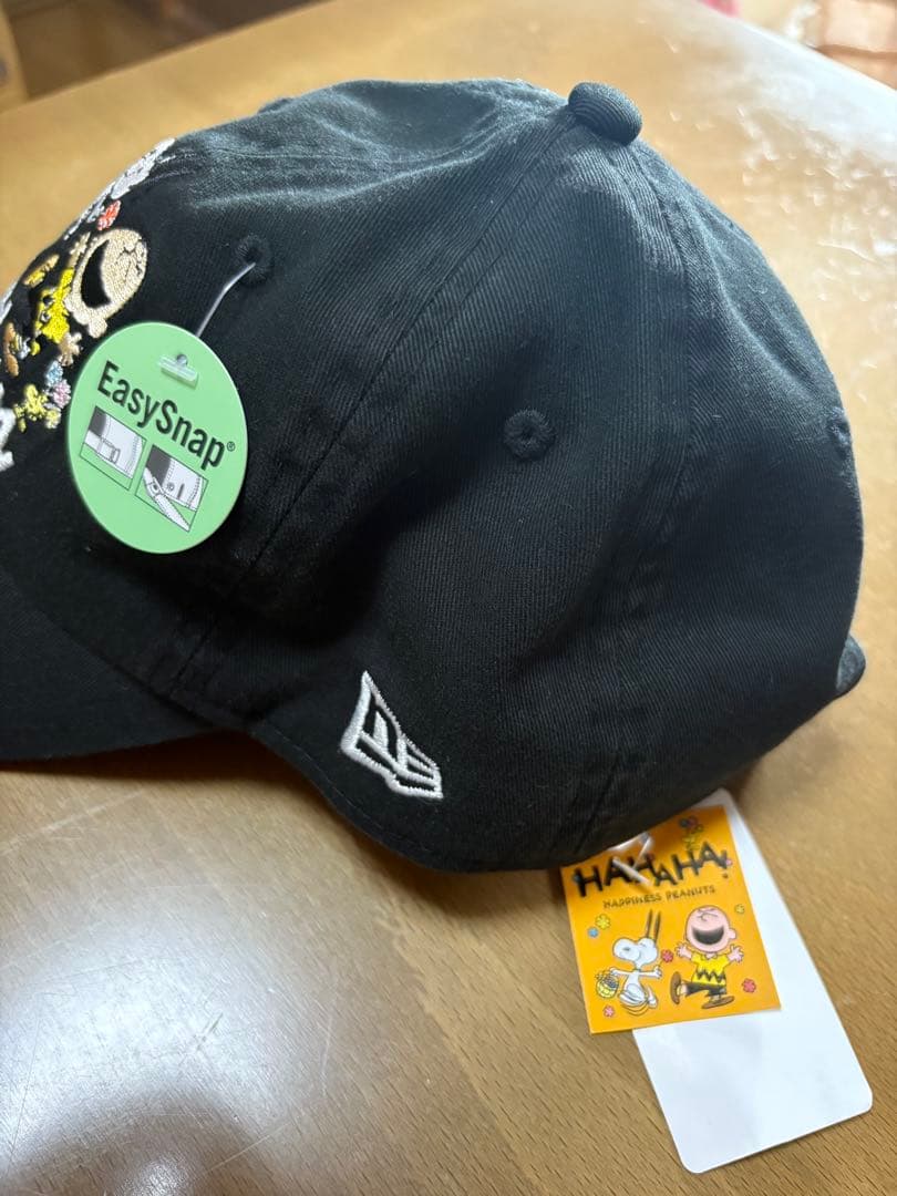 New Era スヌーピー キャップ ブラック