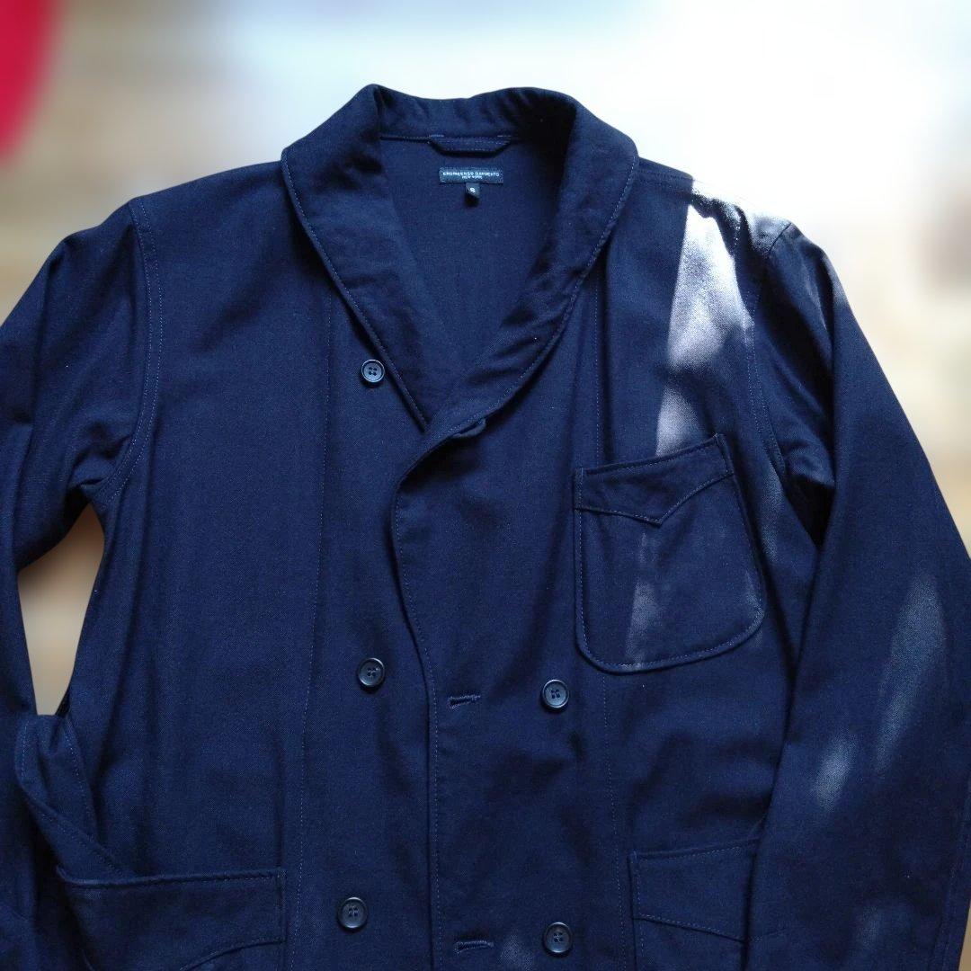 美品 アメリカ製 エンジニアードガーメンツ ロングコート ユニフォームサージ