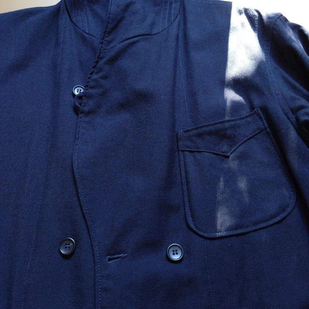 美品 アメリカ製 エンジニアードガーメンツ ロングコート ユニフォームサージ