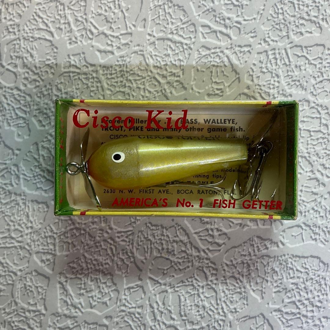 ヴィンテージルアーCisco Kid トップウォーター ゴールド