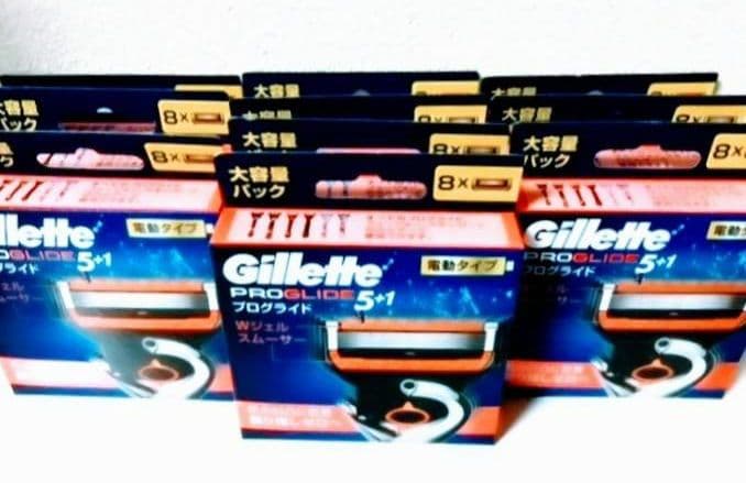 Gillette ジレット プログライドパワー 電動 替刃 ８個入１０箱 新品