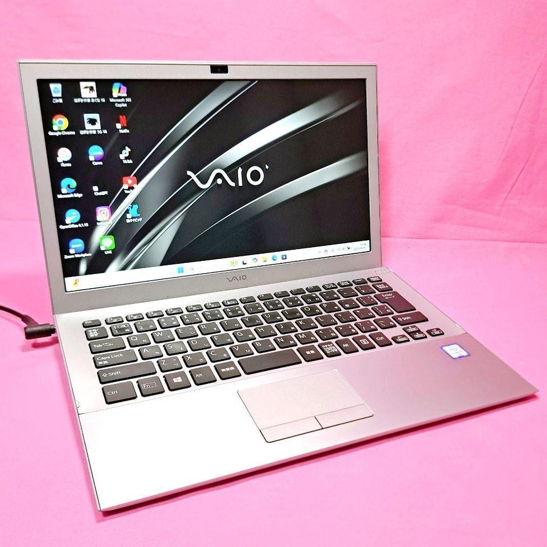 D49 VAIO 小型 SONYノートパソコン i3/SSD Windows11