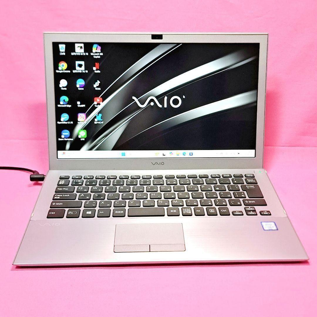 D49 VAIO 小型 SONYノートパソコン i3/SSD Windows11