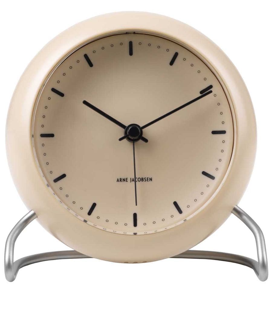 アルネヤコブセン シティホール テーブルクロック サンド AJ43693