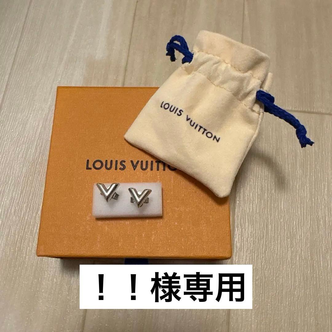 LOUIS VUITTON シルバー ピアス