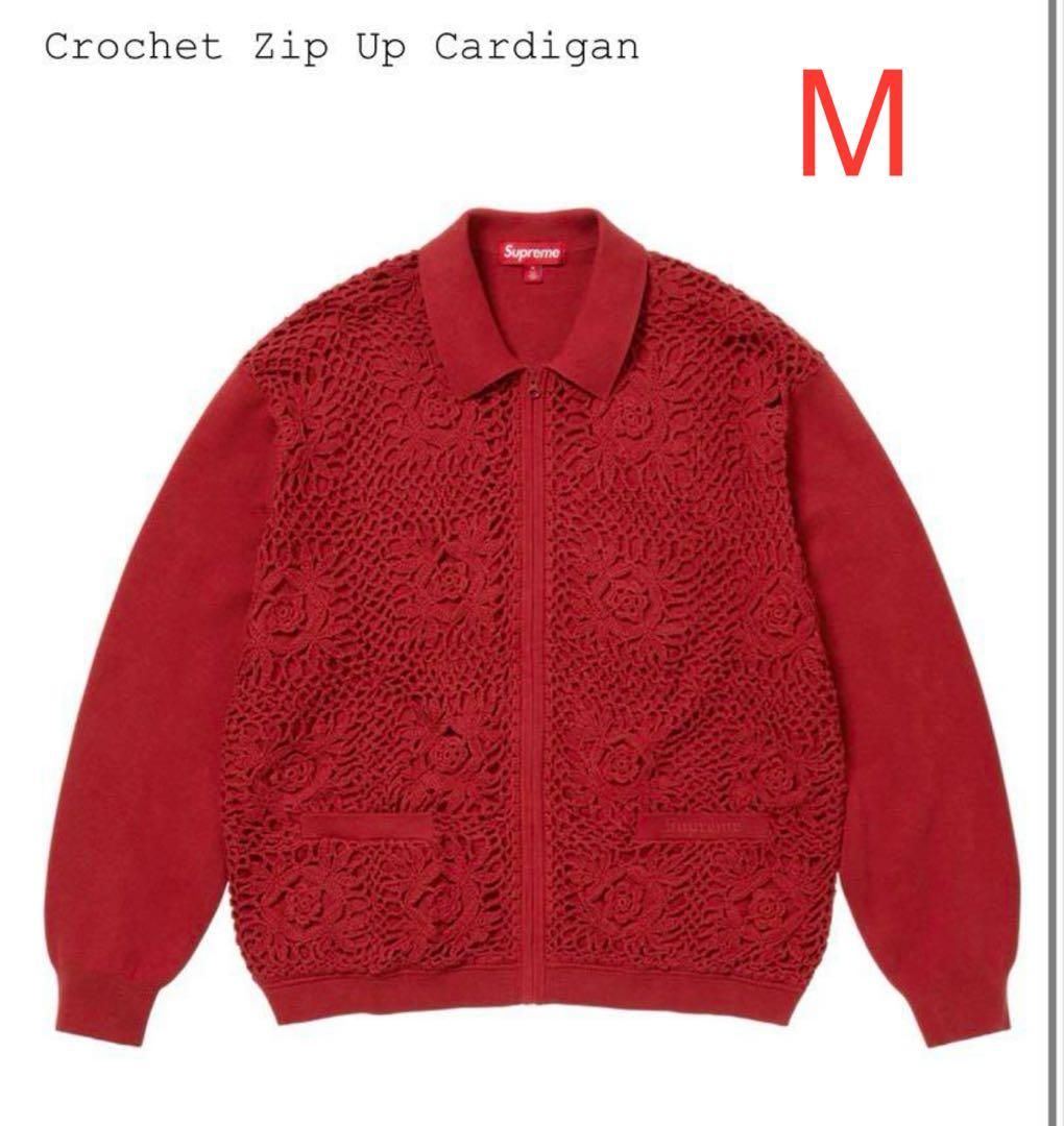 Mサイズ Supreme Crochet Zip Up Cardigan
