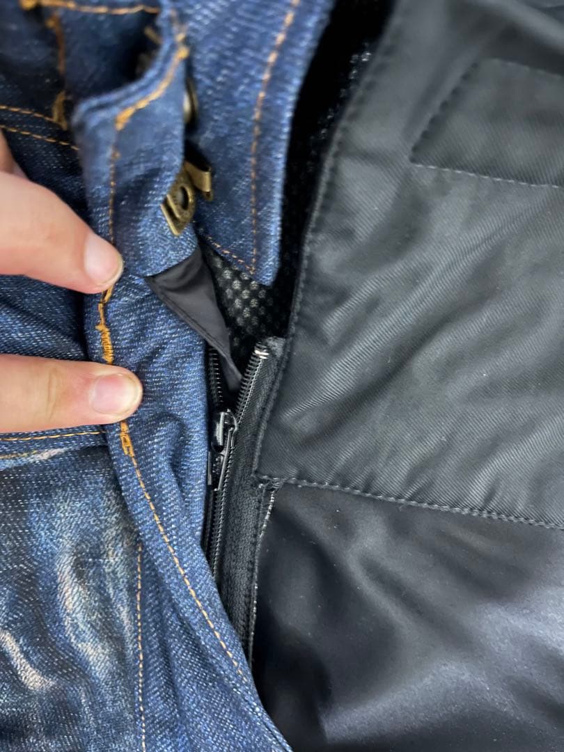 カ*ル様 美品 キスマーク デニム柄 スノボパンツGACKT ガクト ルージュ・