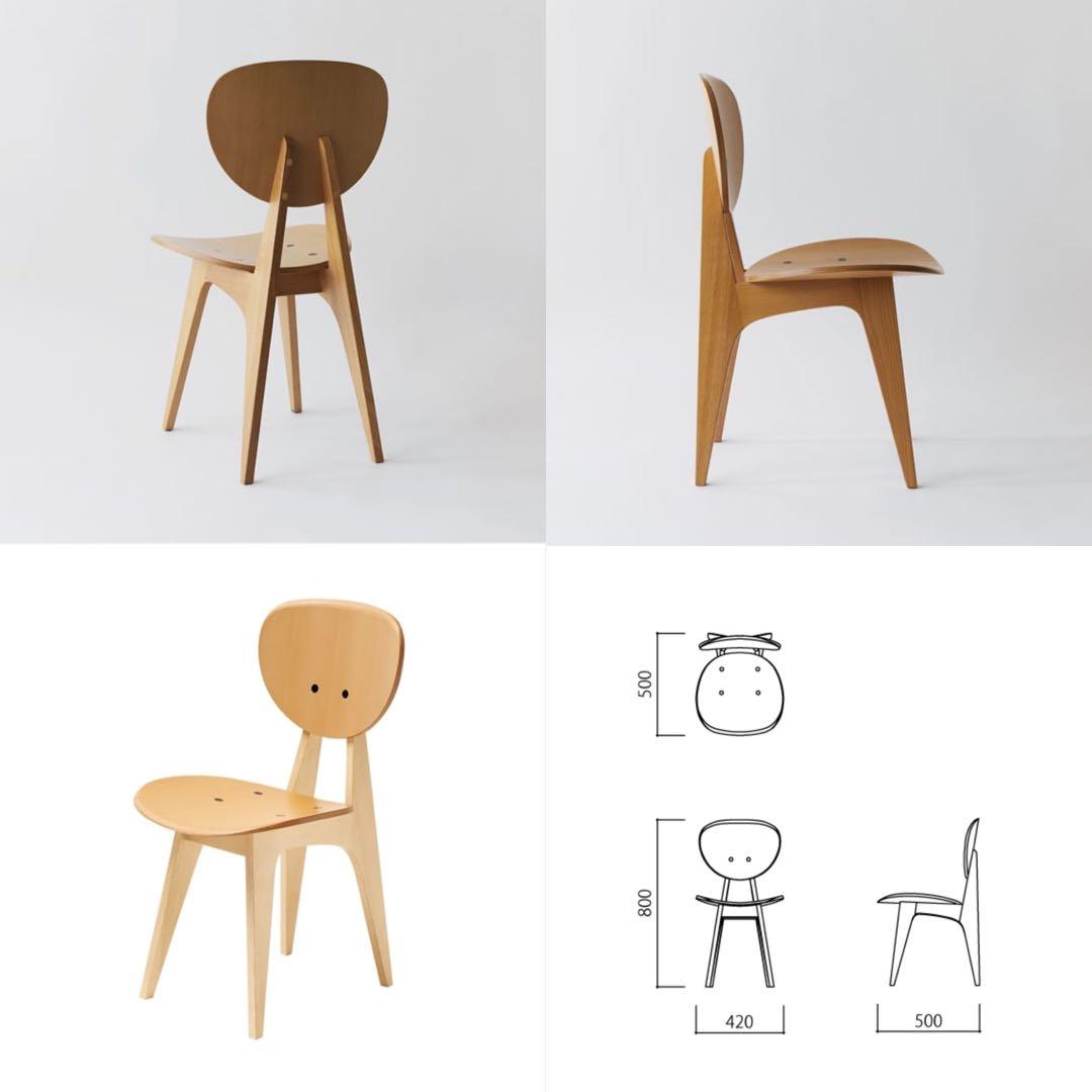 IDEE ダイニングチェア①　一脚　長大作デザイン