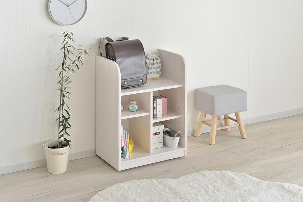 【送料無料・すぐに使える完成品】お子様用60シェルフ　アウトレット