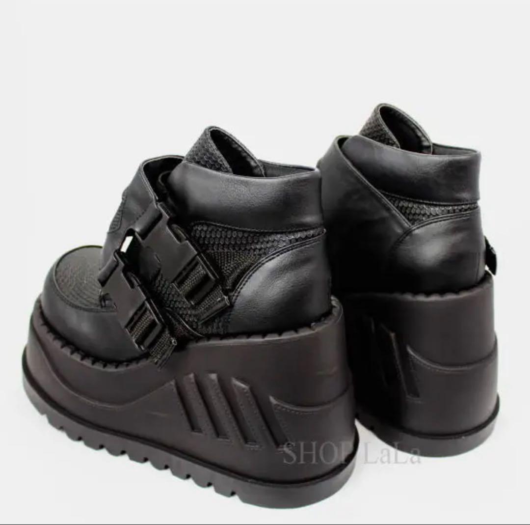 Demonia デモニア 厚底スニーカー 厚底靴 V系 パンク 地雷系 黒