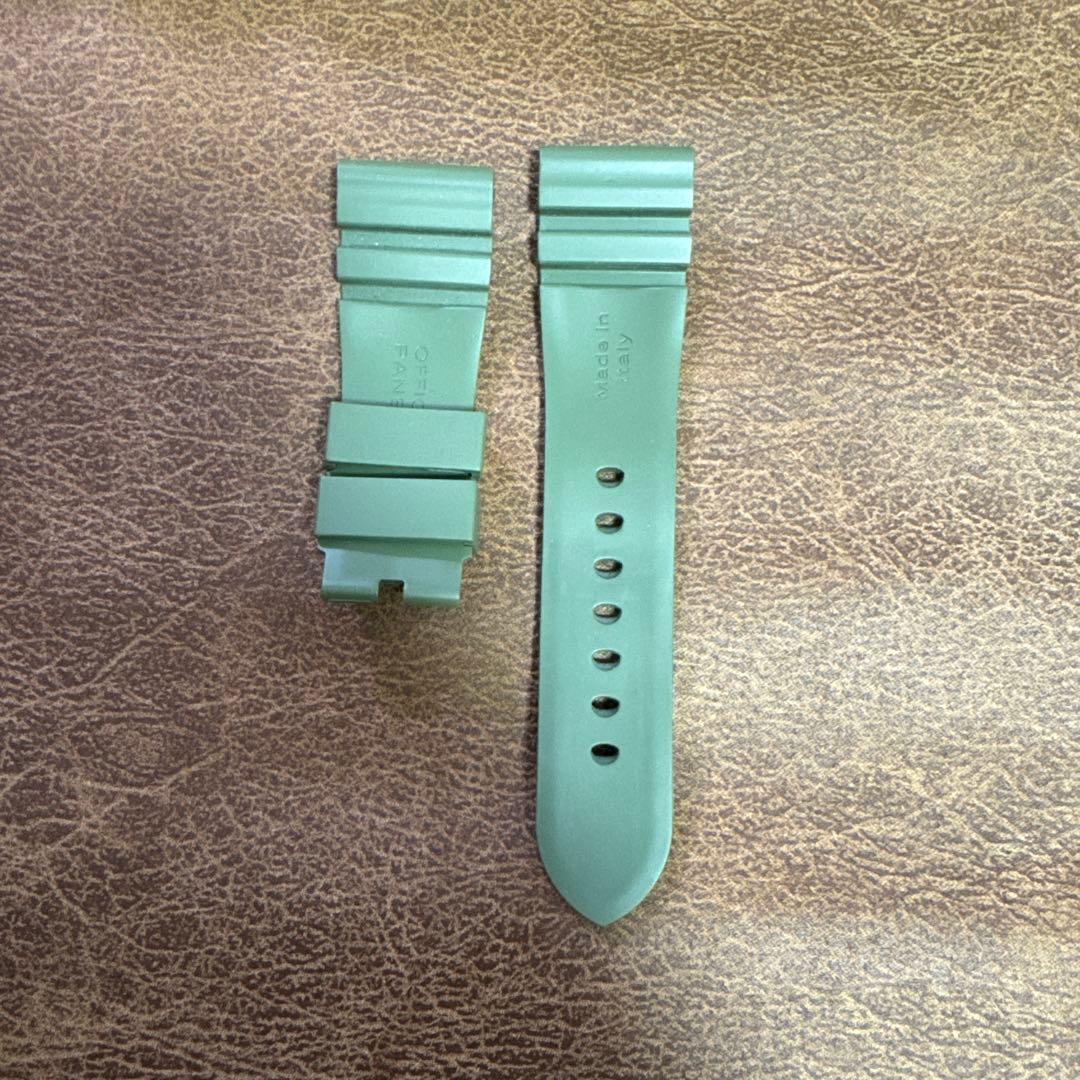 直営店購入　パネライサブマーシブル　ラバーベルト47mm用　ステンレスパイプ付き