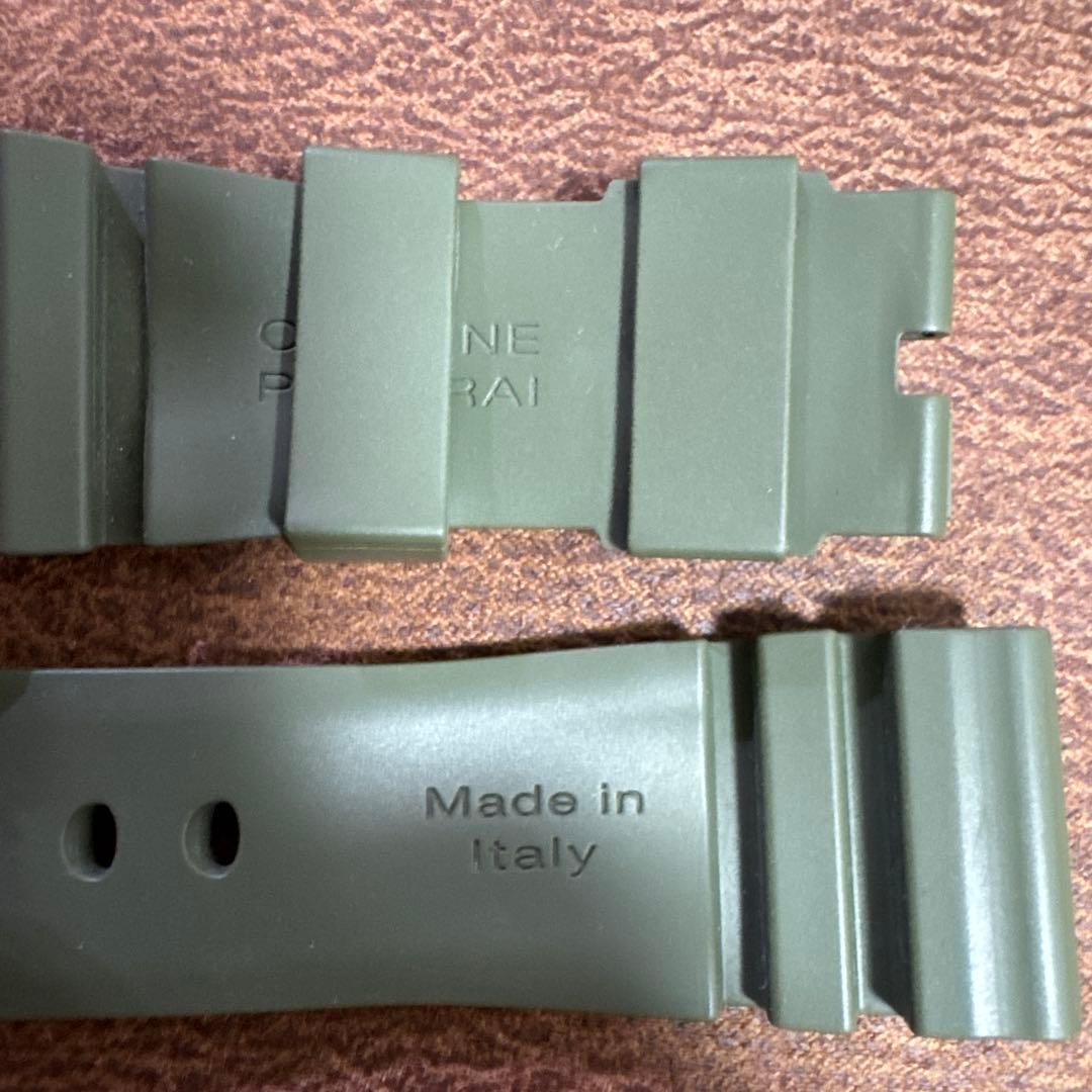 直営店購入　パネライサブマーシブル　ラバーベルト47mm用　ステンレスパイプ付き