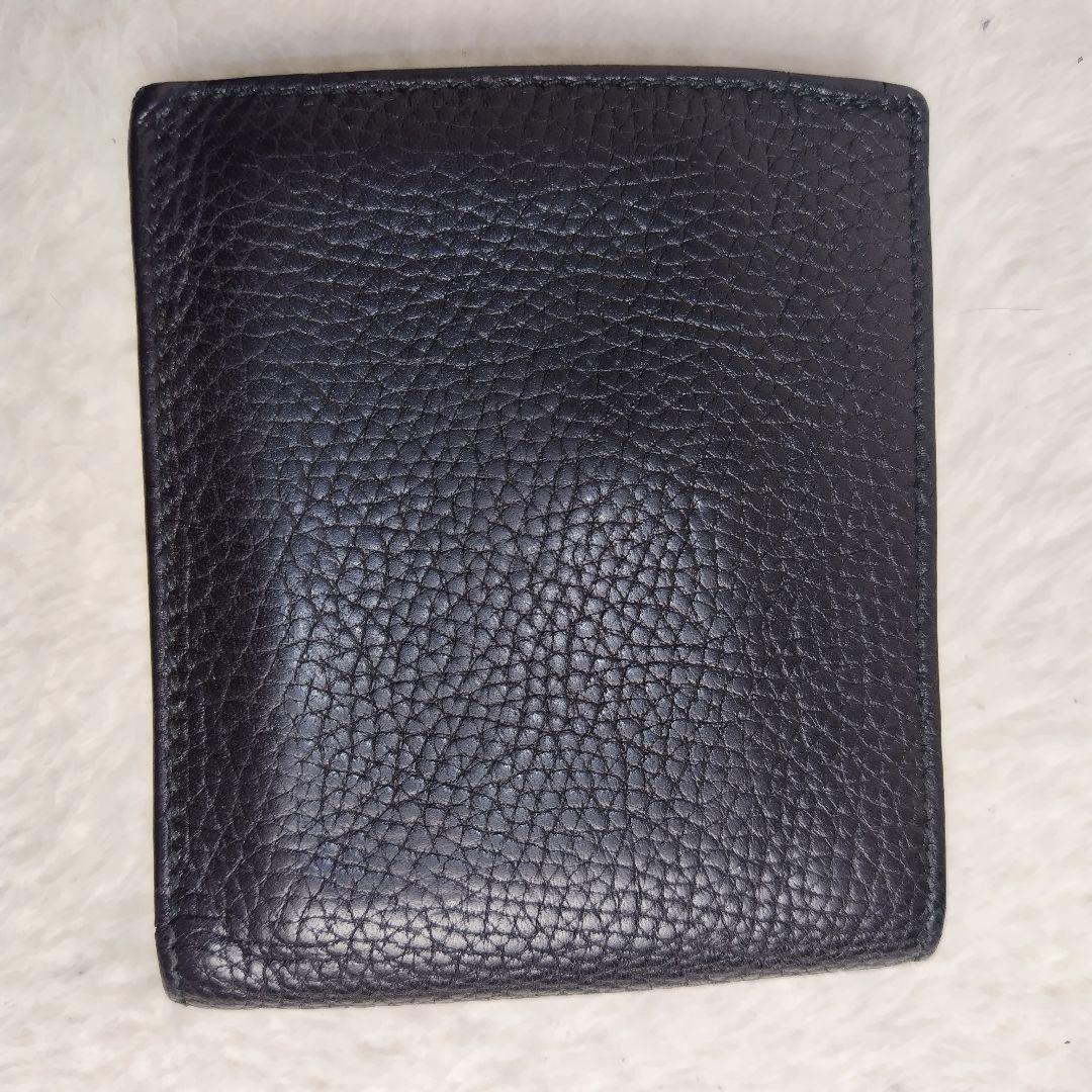 ✨美品✨ GUCCI グッチ　GGポイント　ブラック　財布　メンズ　レザー