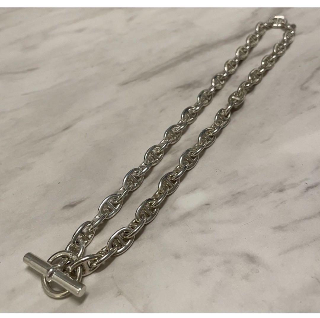 SV925 約72g PM サイズシルバー アンカーチェーンネックレス