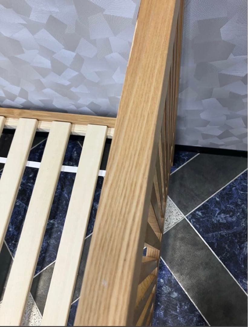 メ4743 ACTUS アクタス　セミダブルベッドフレーム