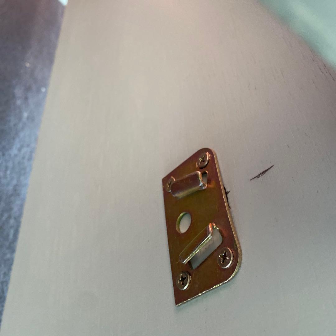 【引き取り限定】クイーンサイズベッドフレームのみ　シャビーシック