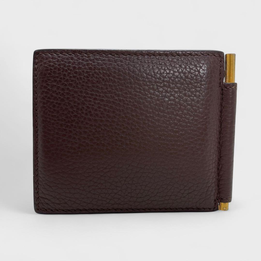 美品✨ TOM FORD トムフォード マネ－クリップ 二つ折り財布 カード入れ
