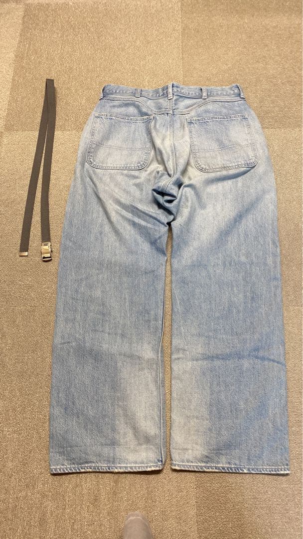 ordinary fits★ベルト付きデニムパンツ　サイズ00