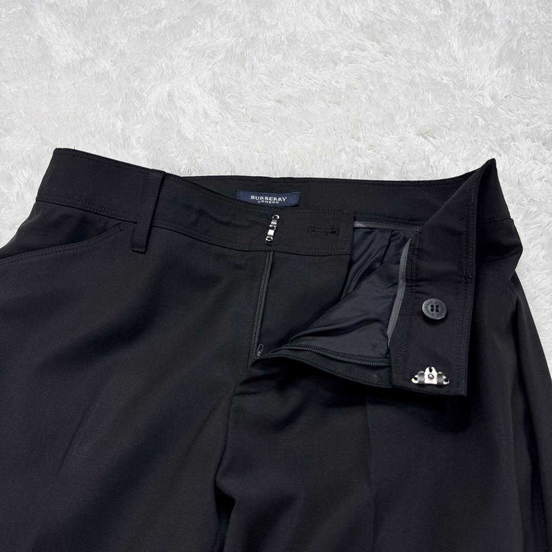 美品✨ バーバリーロンドン スーツ セットアップ パンツ 総裏 38 黒