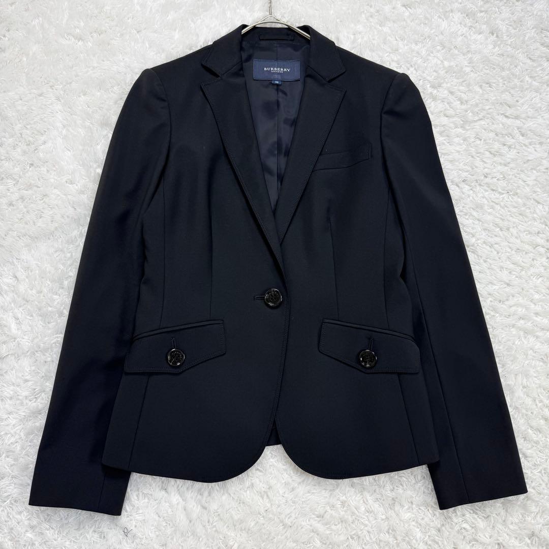 美品✨ バーバリーロンドン スーツ セットアップ パンツ 総裏 38 黒