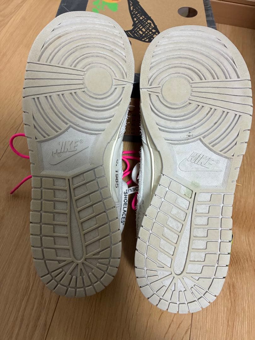 靴 NIKE Off-White DUNK LOW 17/50 US9.5