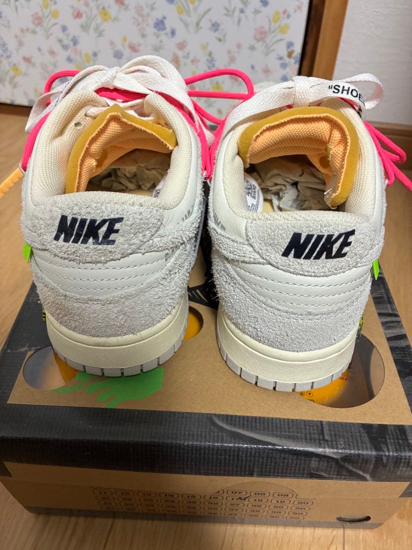 靴 NIKE Off-White DUNK LOW 17/50 US9.5