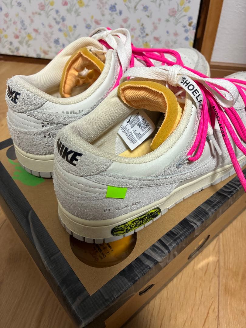 靴 NIKE Off-White DUNK LOW 17/50 US9.5